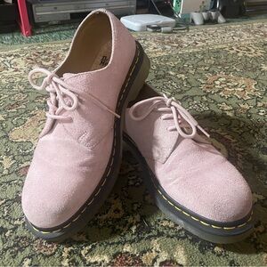 Dr. Martens 1461 Iced Pink Suede Oxford Shoes